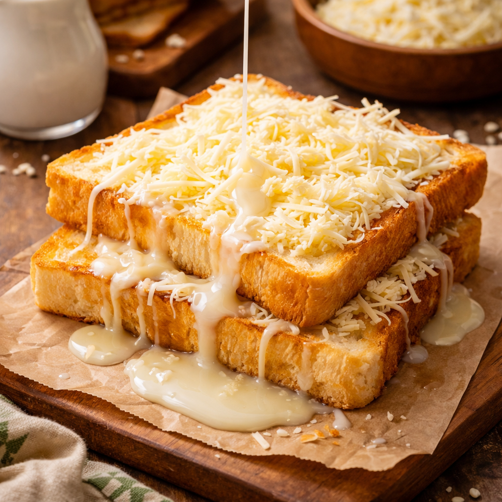 Roti Bakar Susu Keju